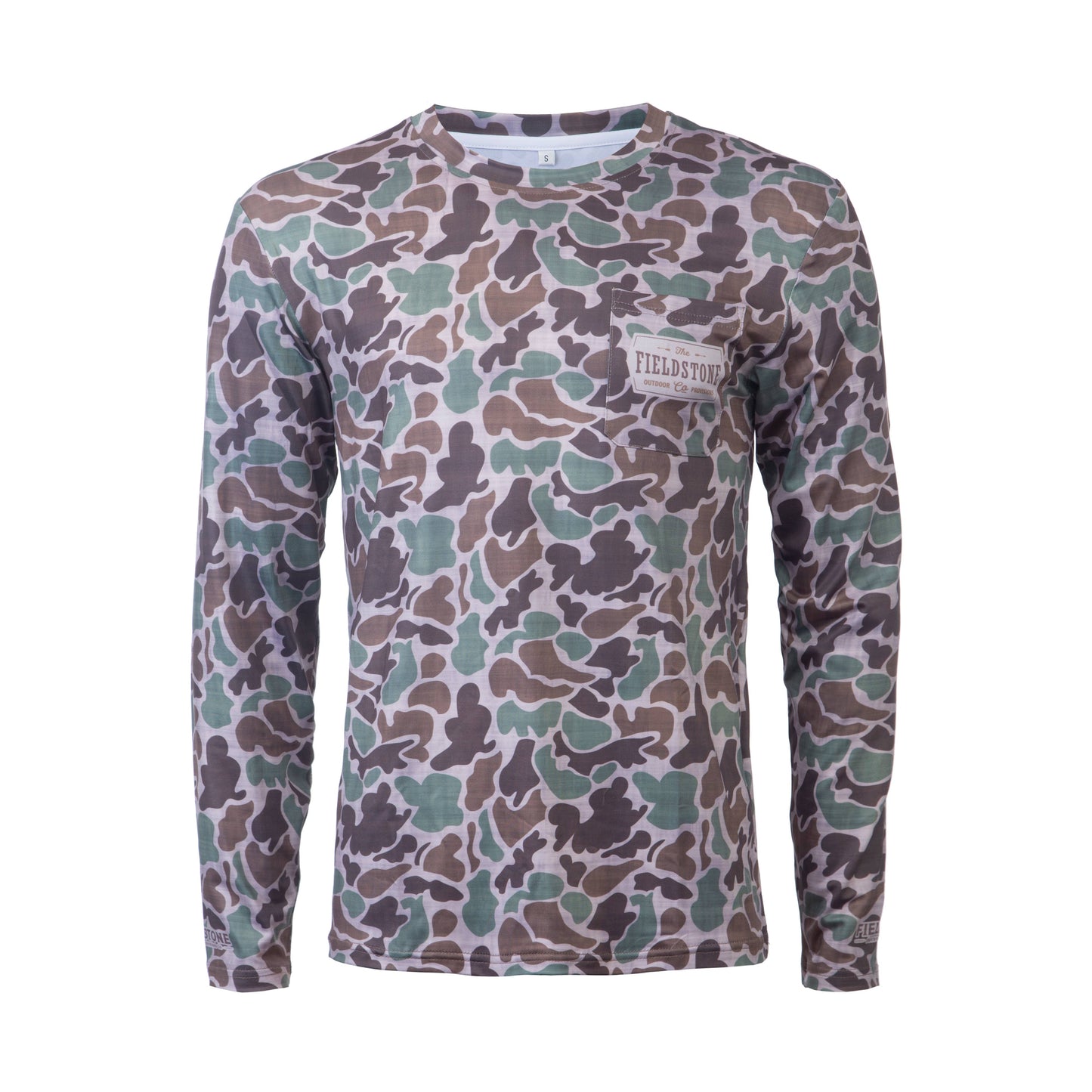 Dry-Fit Pocketed Long Sleeve Camo Tee