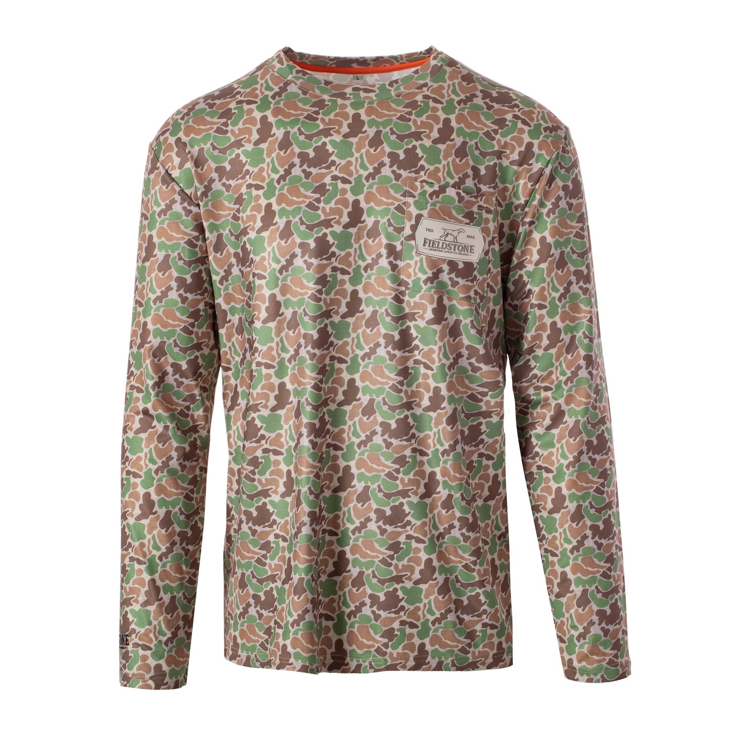 Duck Camo Dry-fit Pocketed Long Sleeve Shirt