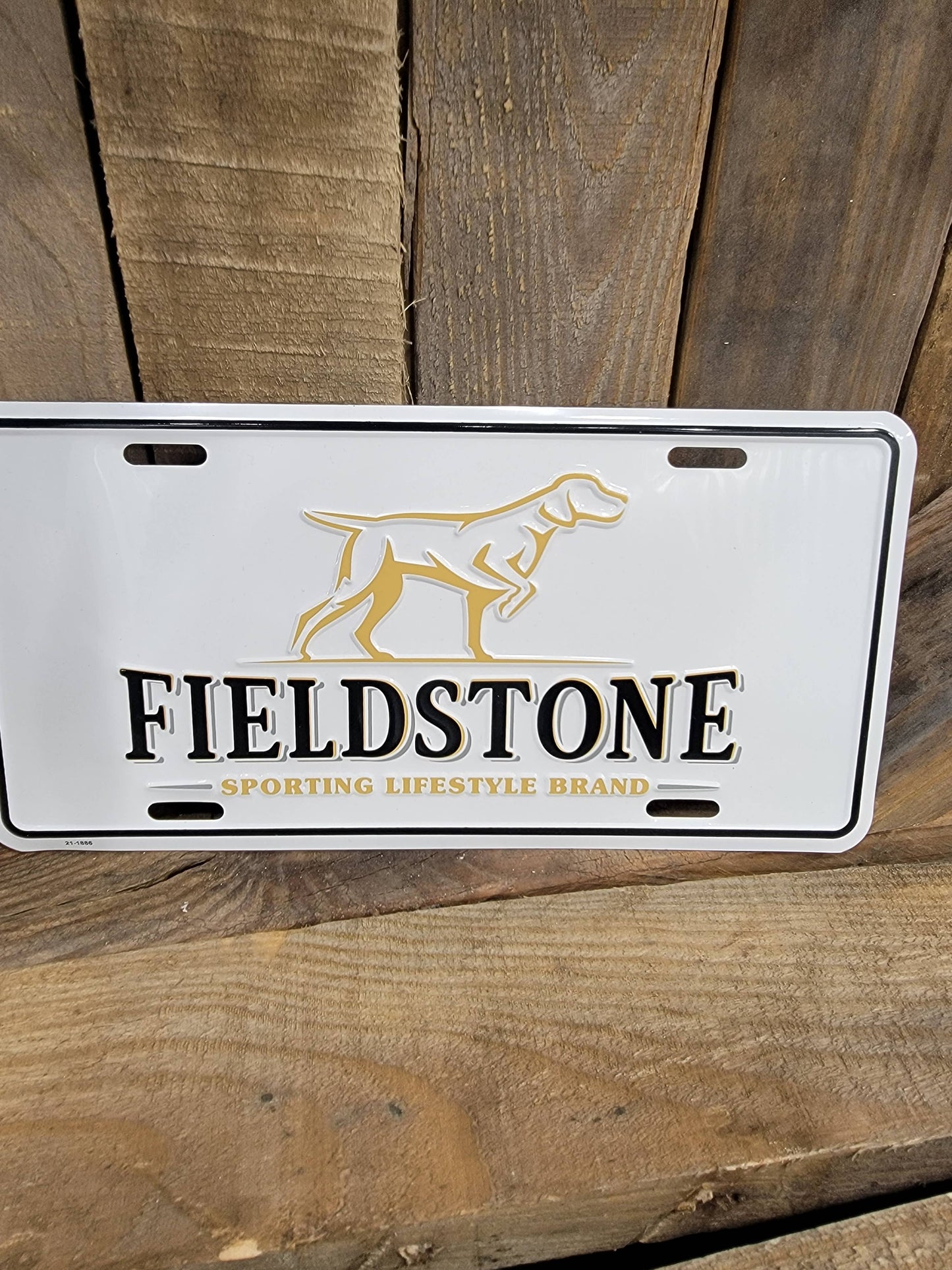 Fieldstone License Plate