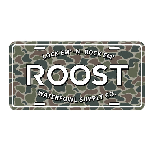 Roost License Plate (RW-127C)